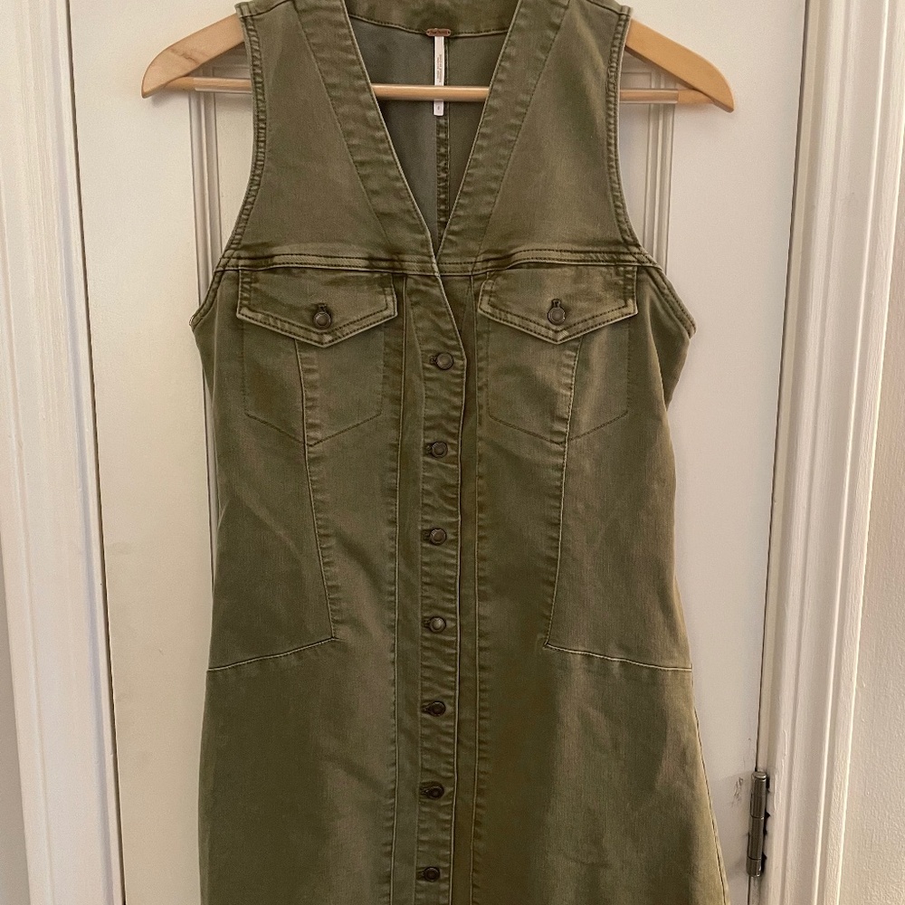 Free People Denim Mini Dress